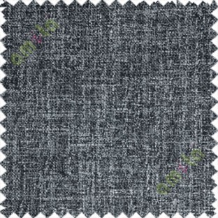 Black grey jute finish poly sofa upholstery fabric
